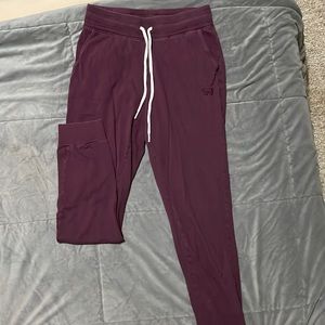 PINK maroon joggers